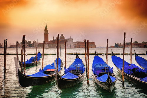Gondolas in Venezia © beatrice prève