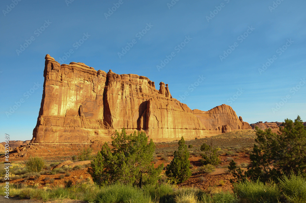 Arches National Park; Tower; Navajo; Utah; Usa;