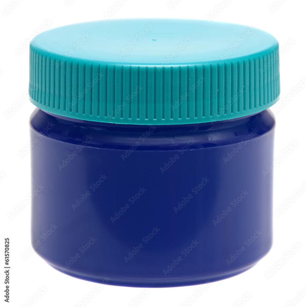 close up of beauty hygiene container on white background with close up of beauty hygiene container on white background with