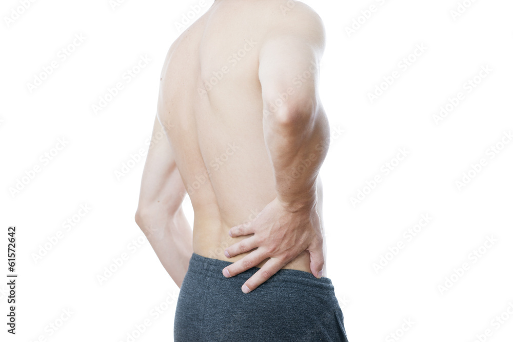 Pain in the lower back in men Pain in the lower back in men