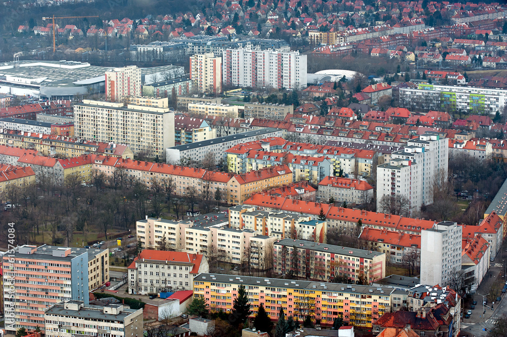 Fototapeta premium residential buildings