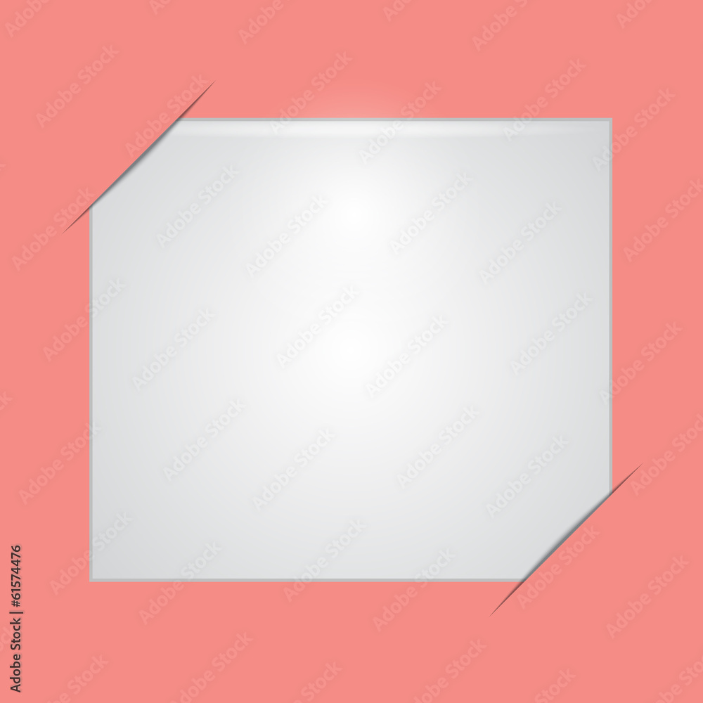 Abstract red background with white plate Abstract red background with white plate