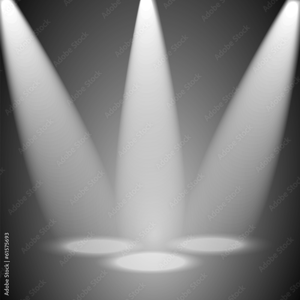 studio and rays of light. background floodlit.vector