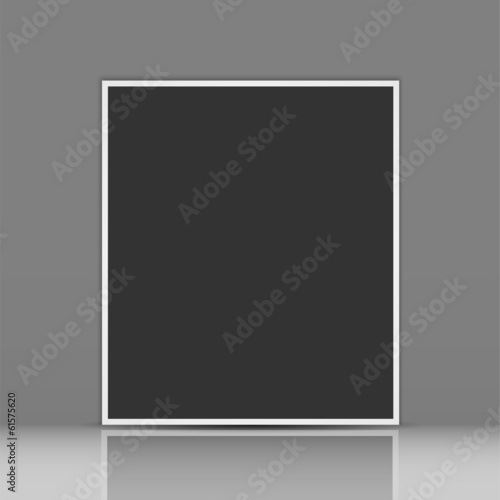 photo in the exhibition hall.art gallery.vector