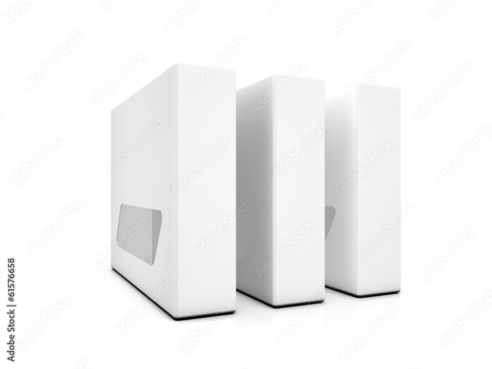 blank boxes isolated on white background blank boxes isolated on white background