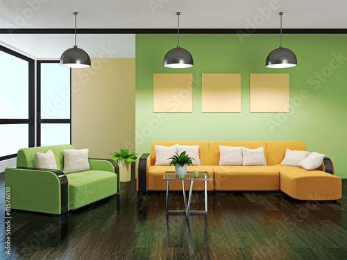 Sofa and armchair