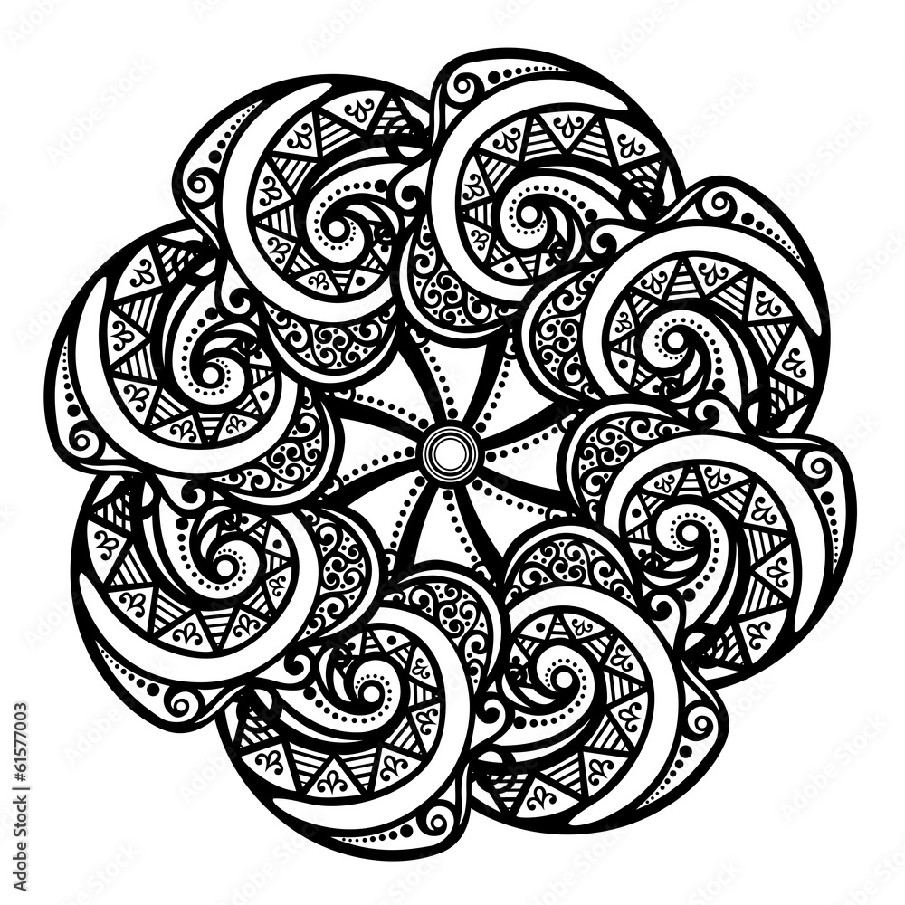 Beautiful Deco Circle (Vector), Patterned design Beautiful Deco Circle (Vector), Patterned design
