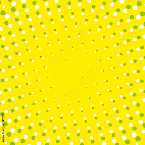Yellow haftone dotted background. Marketing.