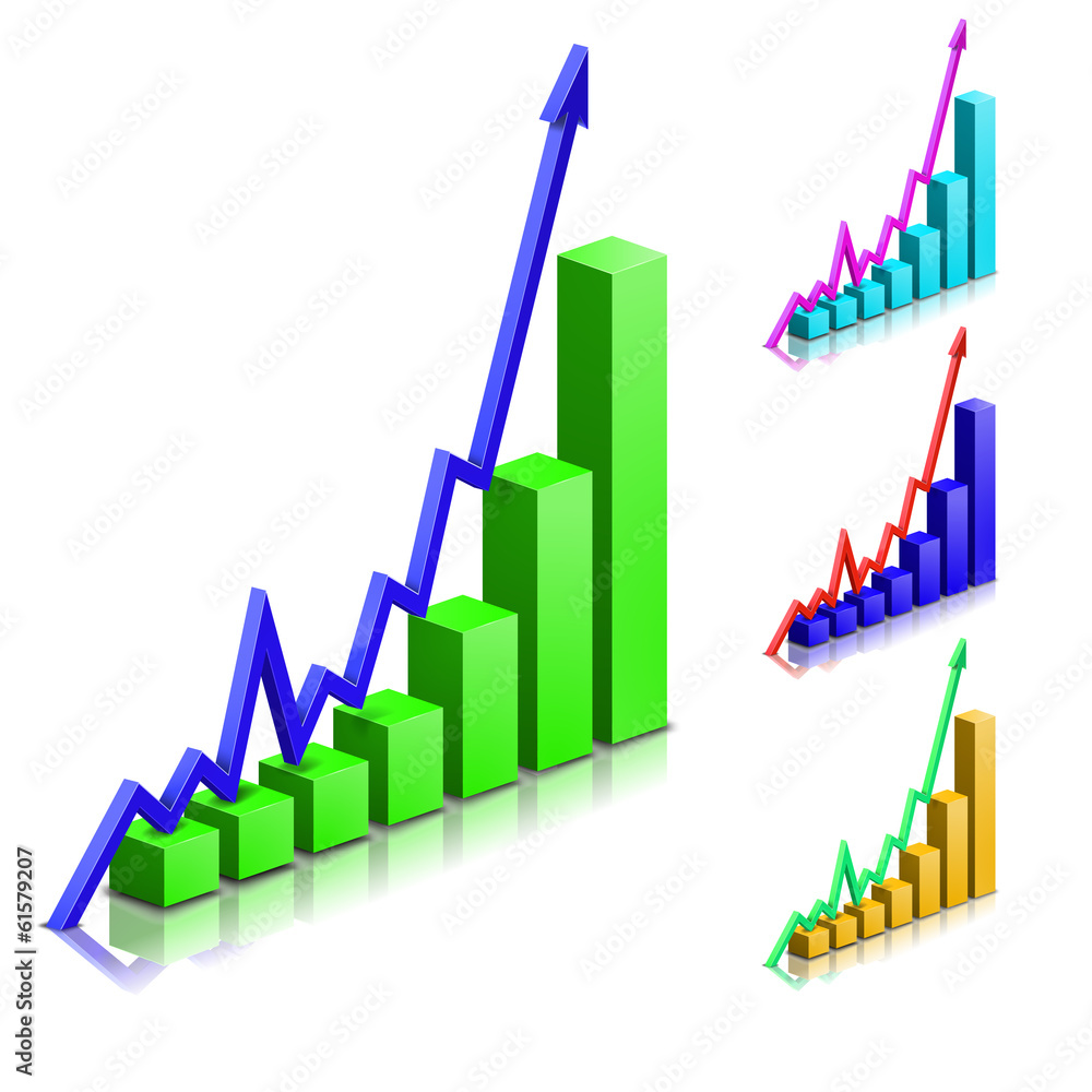 business positive arrow vector graph business positive arrow vector graph