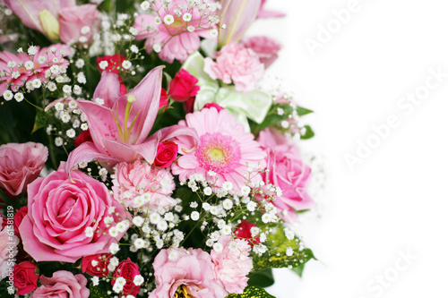 ピンクの花束 © taniho