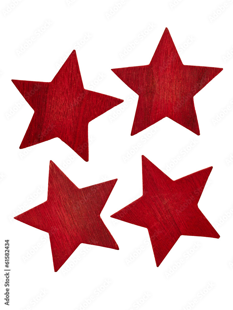 Rote Sterne Holz Rote Sterne Holz