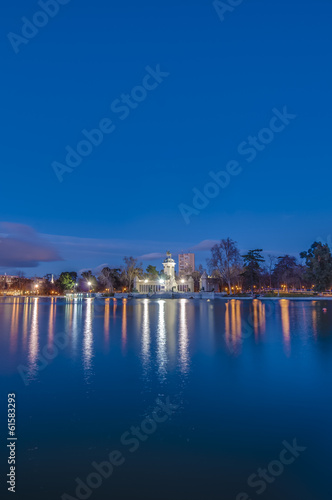 The Great Pond on Retiro Park in Madrid, Spain. © Anibal Trejo