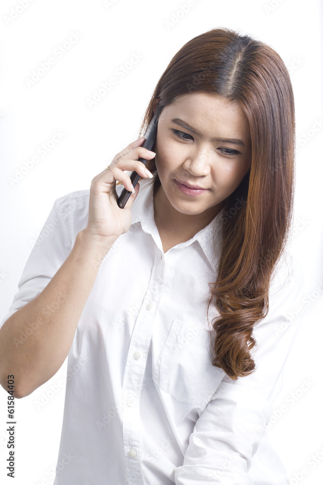 Portrait of Asion Woman using Smartphone Portrait of Asion Woman using Smartphone
