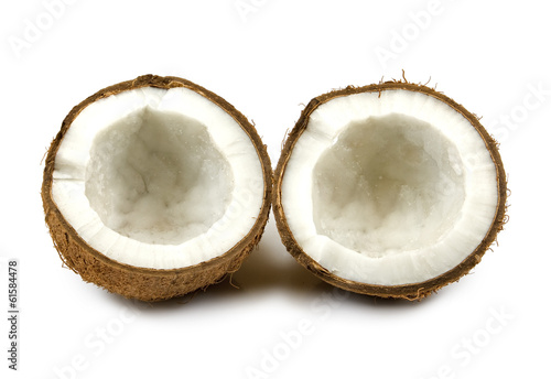 isolated image of coconut on a white background