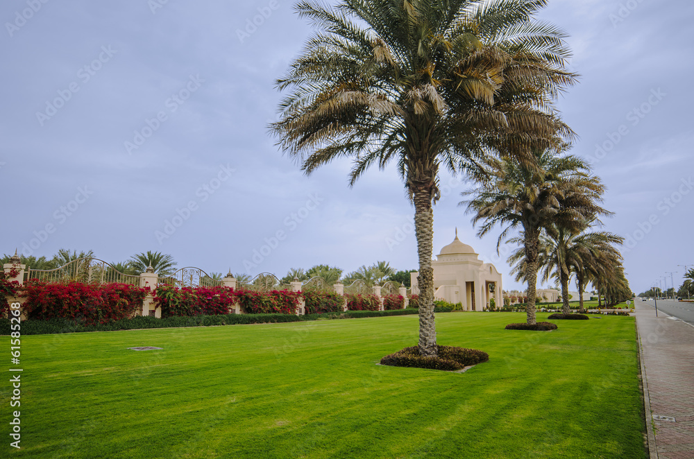Fototapeta premium City of Dubai (United Arab Emirates) in the evening.
