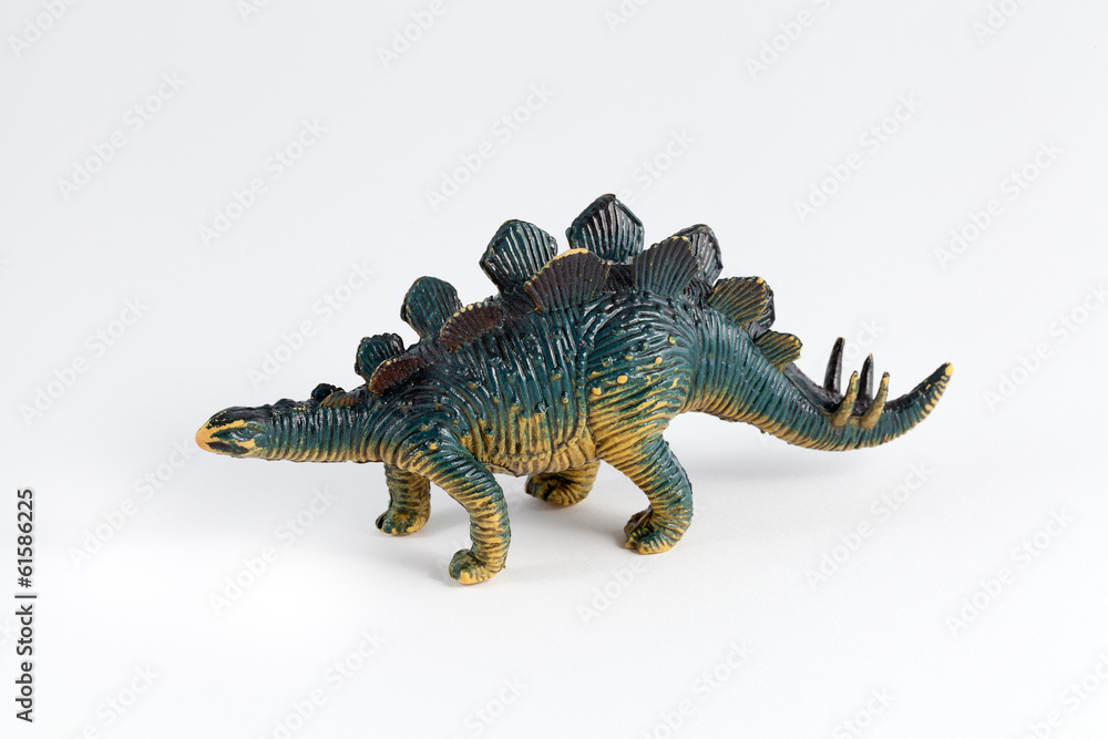 Obraz premium Stegozaur, zabawka dinozaura