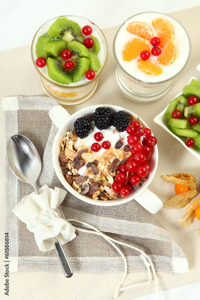 breakfast on table breakfast on table