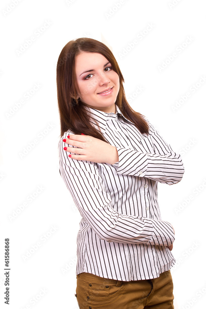 Portrait of a beautiful young woman Portrait of a beautiful young woman