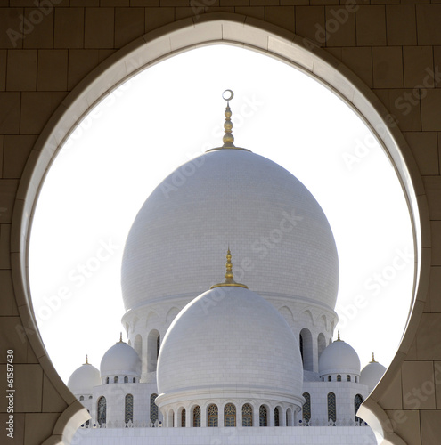 Obraz na plátně Abu Dhabi Mosque