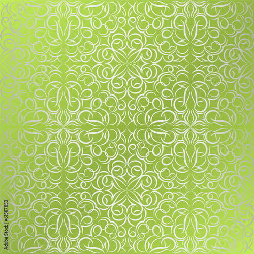 arabesque.seamless calligraphic pattern.floral background