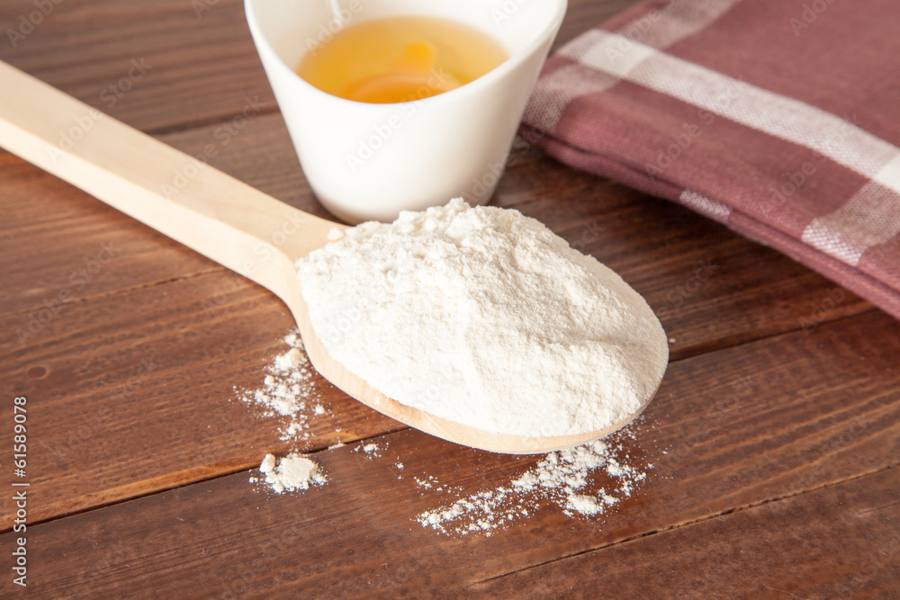 Flour and eggs Flour and eggs