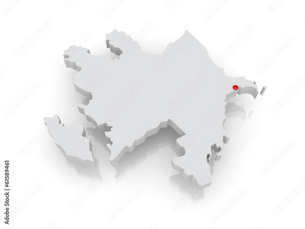 Map of Azerbaijan Map of Azerbaijan