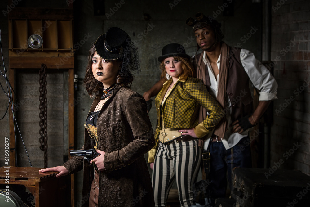 Steampunk Trio with In Retro Lab