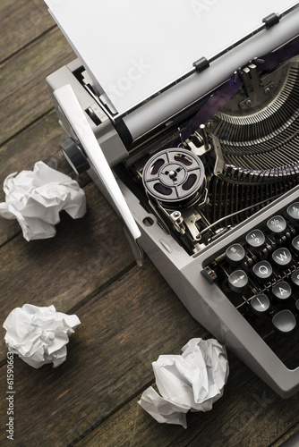 Canvastavla Typewriter
