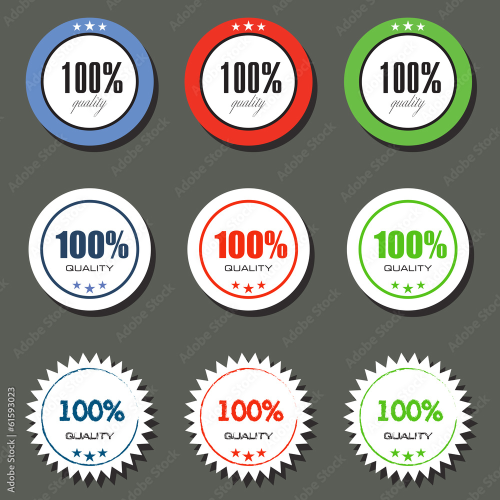100% quality label