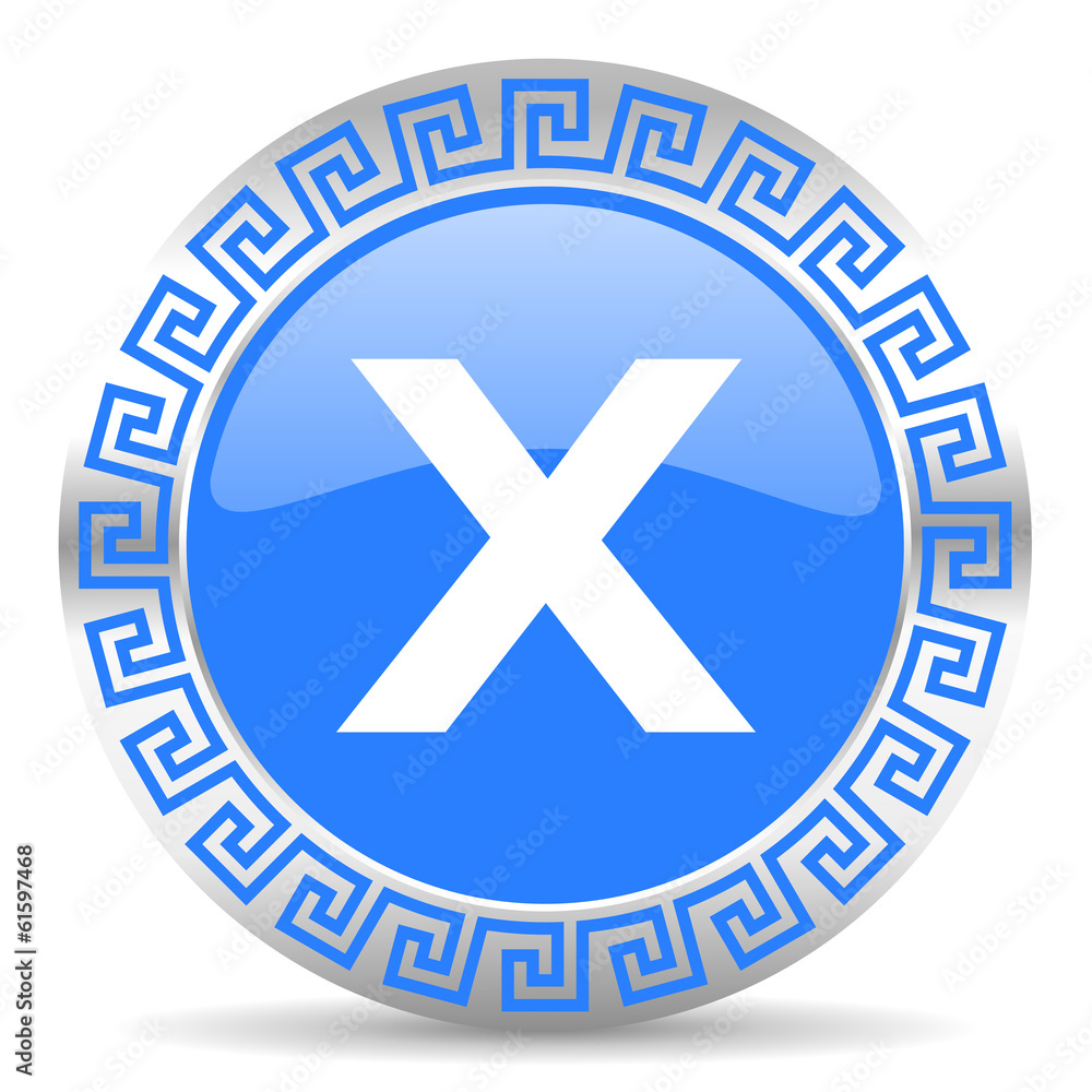 Obraz premium cancel icon