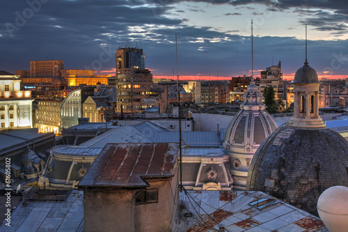 Bucharest skyline, Romania