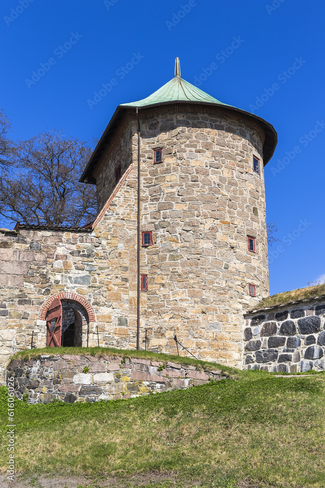 Fototapeta premium One of the towers of the fortress of Akershus