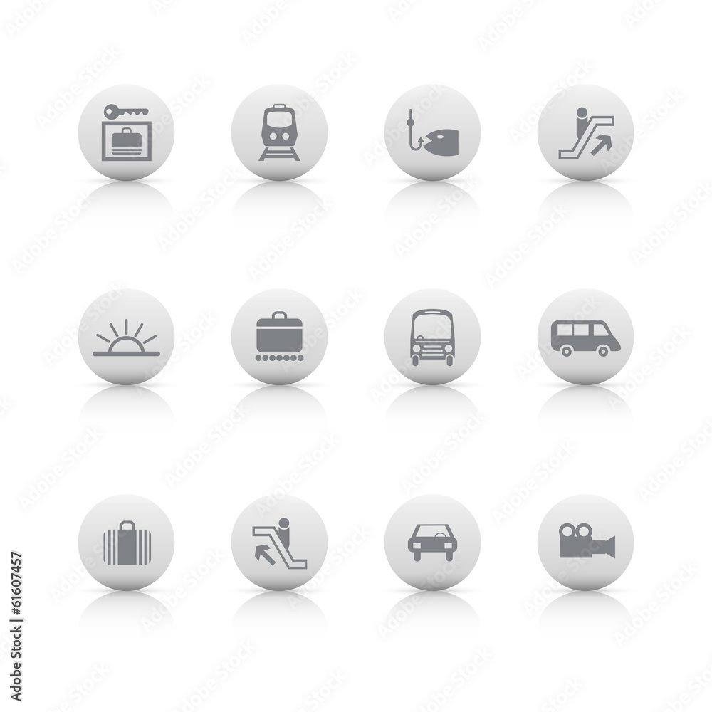 travel icons travel icons