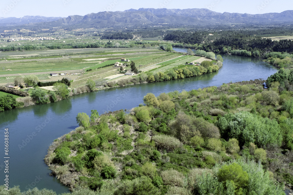 River and Mountains