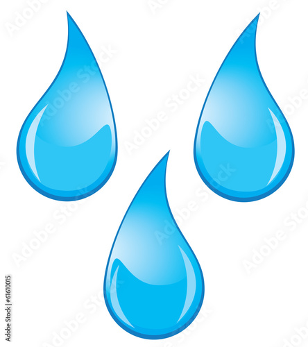 vector water drops
