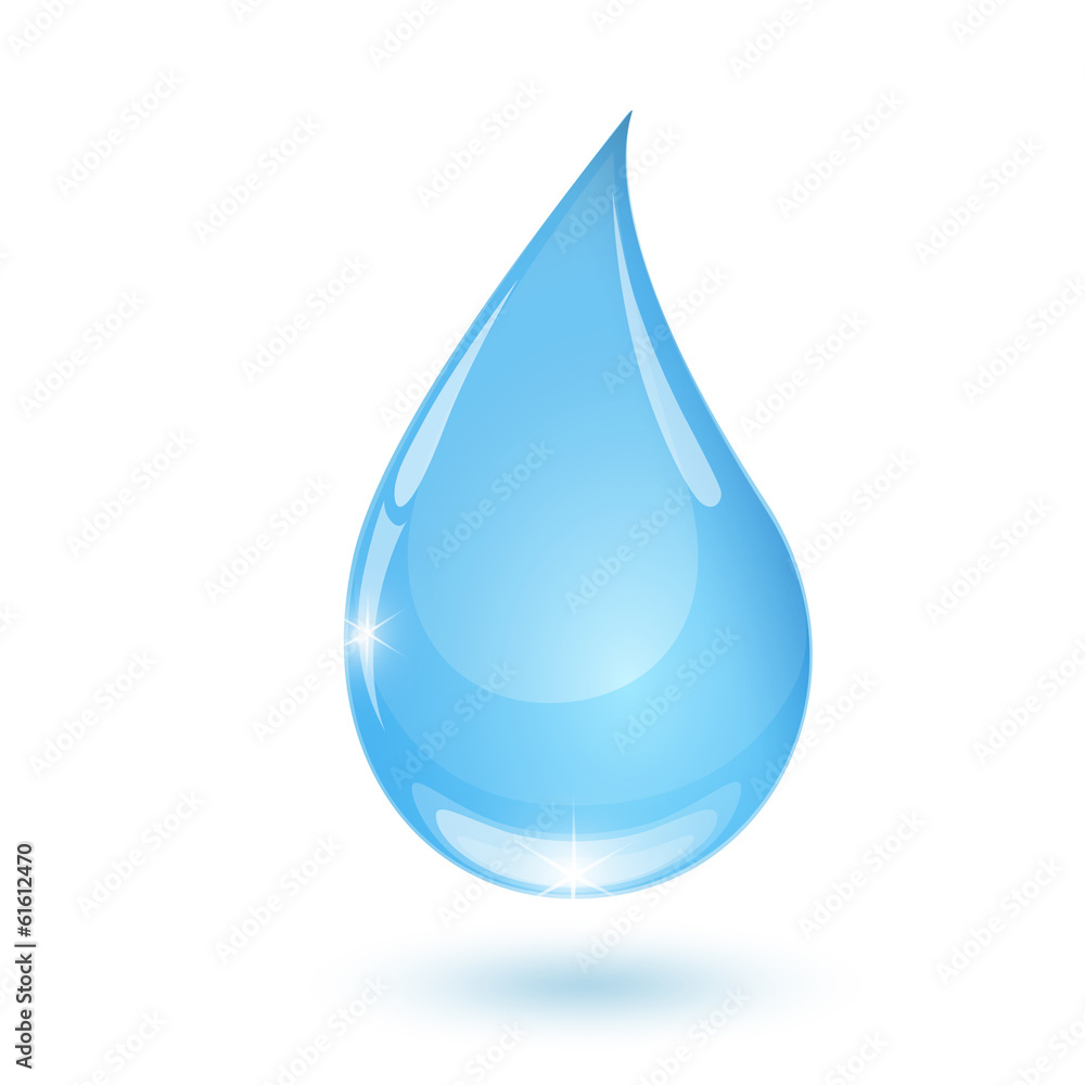 Blue drop towards 2 Blue drop towards 2