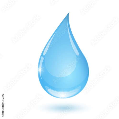 Blue drop towards 2