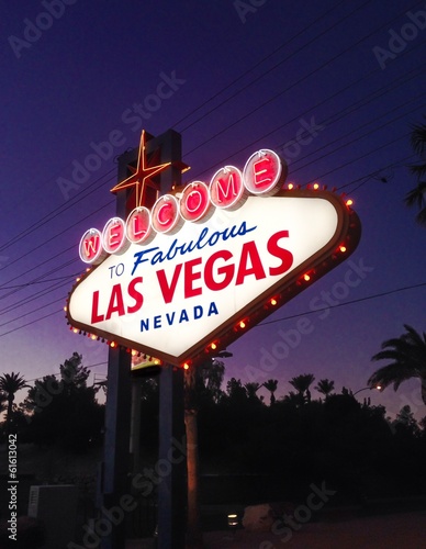 Welcome to Fabulous Las Vegas sign