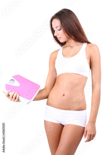 Beautiful young woman with ...