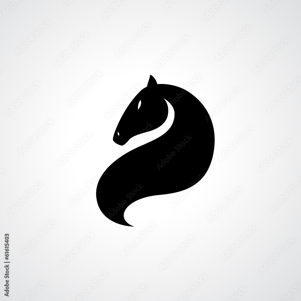 Obraz premium horse icon