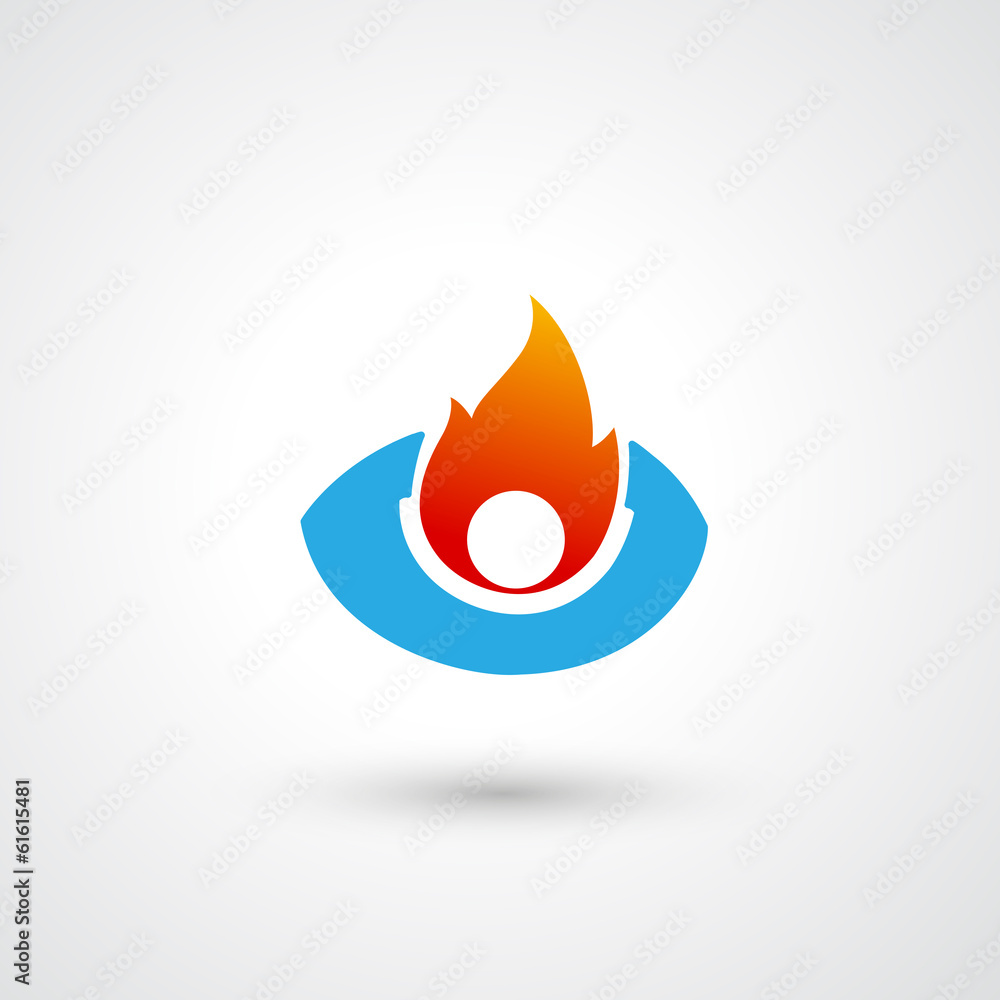 Eye icon vector