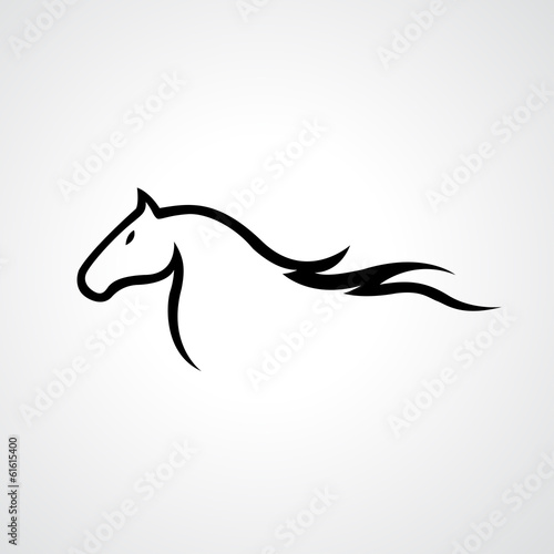 Fototapeta Naklejka Na Ścianę i Meble -  horse icon
