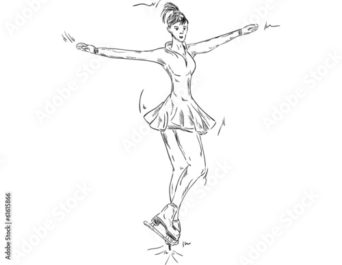 ice skater skating