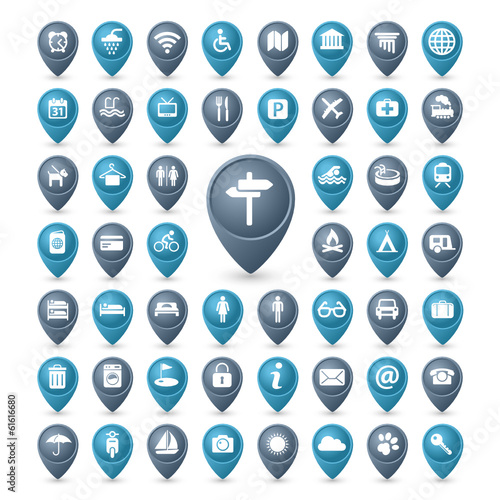 Icons set TRAVEL