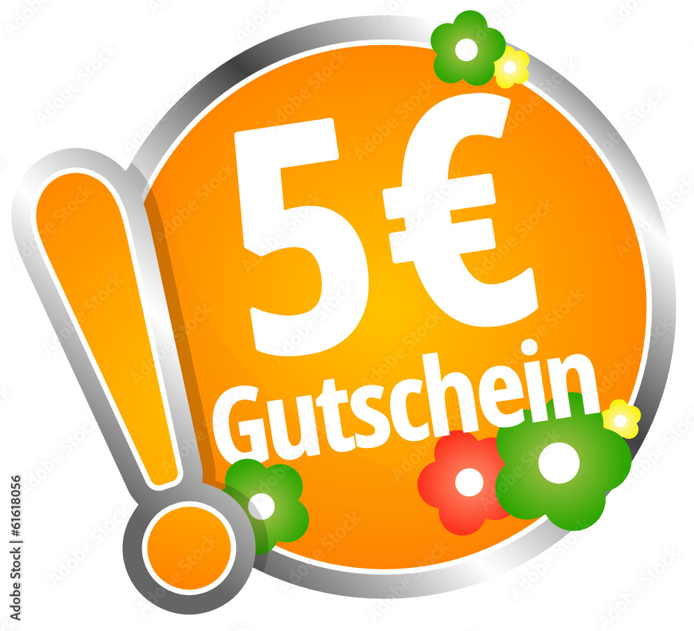 5 € Gutschein 5 € Gutschein