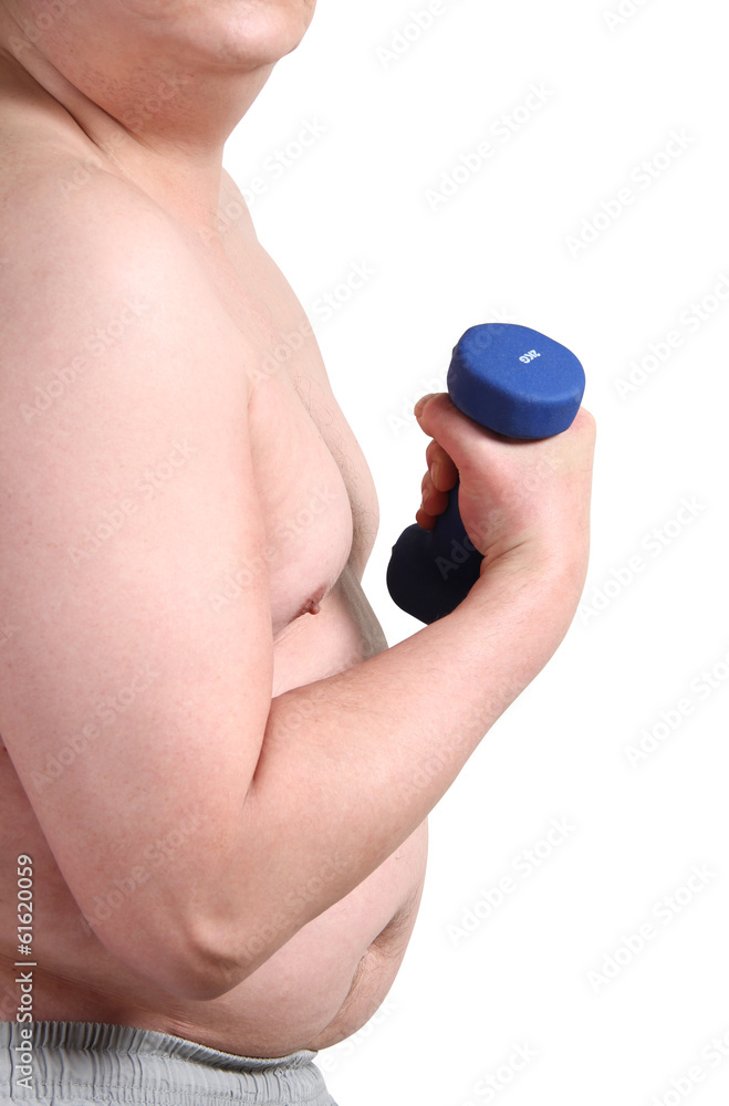 Dumbbells in hand Dumbbells in hand