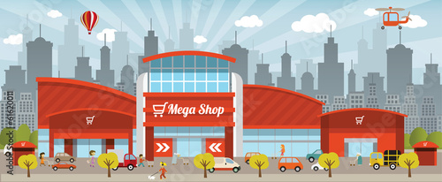 Shopping in the city