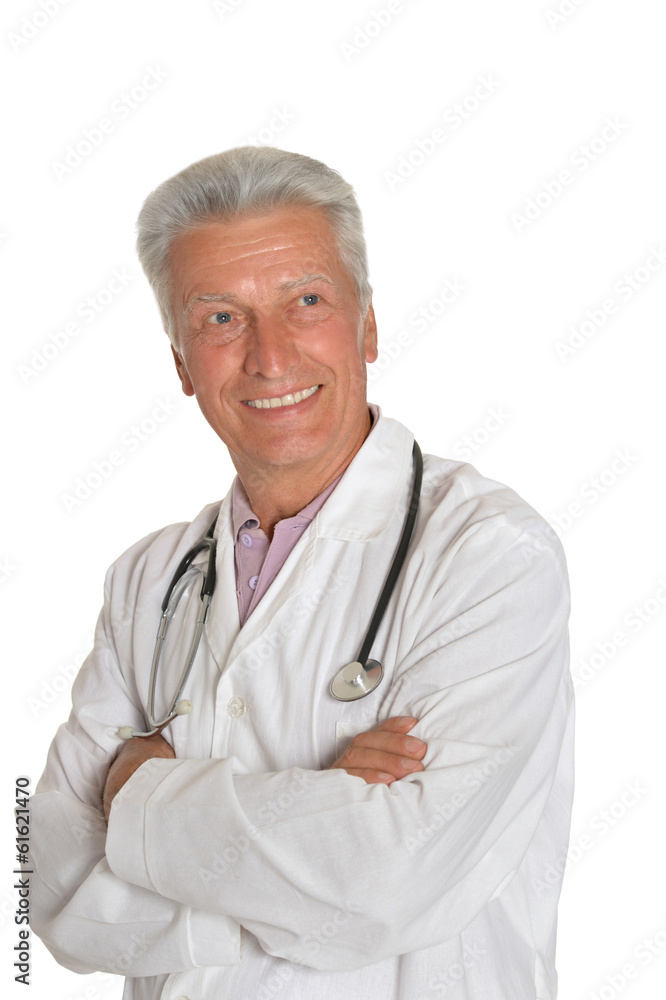 Doctor on white Doctor on white