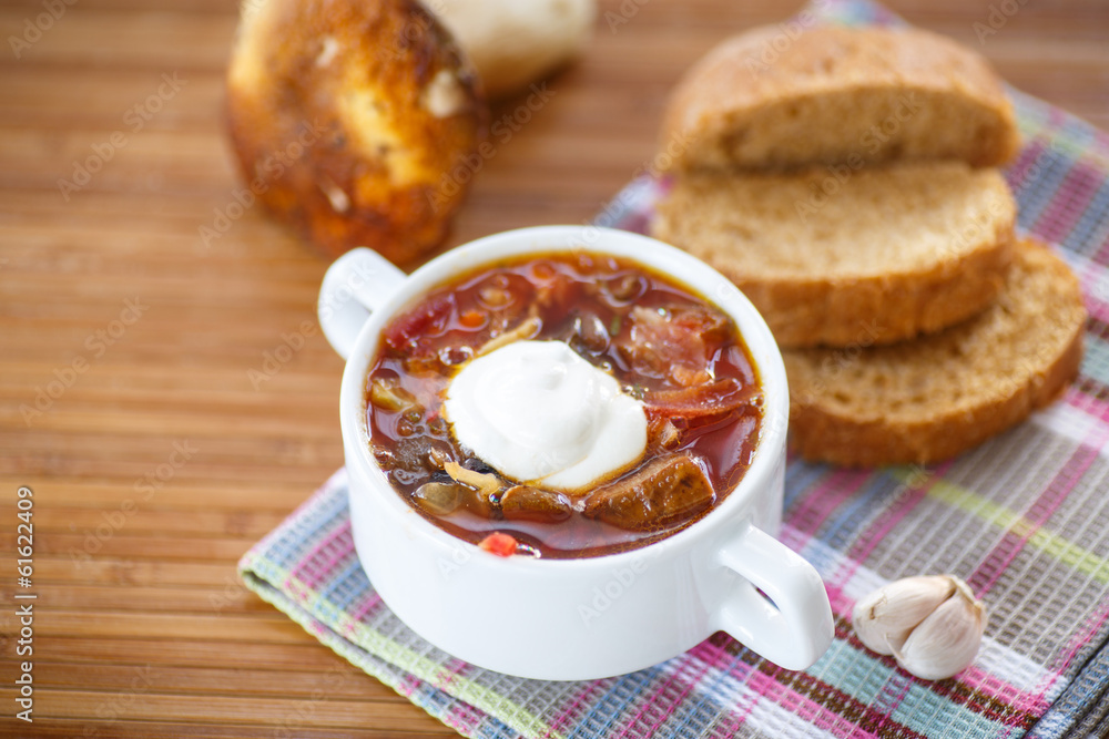 soup with mushrooms soup with mushrooms
