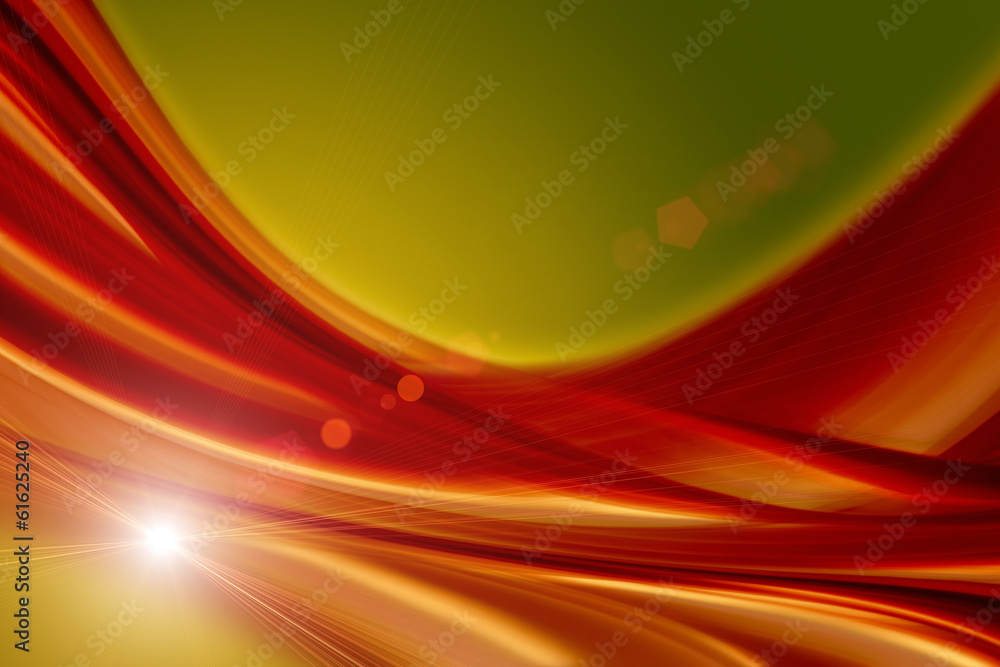 Obraz premium futuristic wave background design with lights